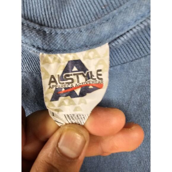 Long Live Cowboys Blue Heather T-Shirt XL Cowboy Cut #B12 - Picture 3 of 6